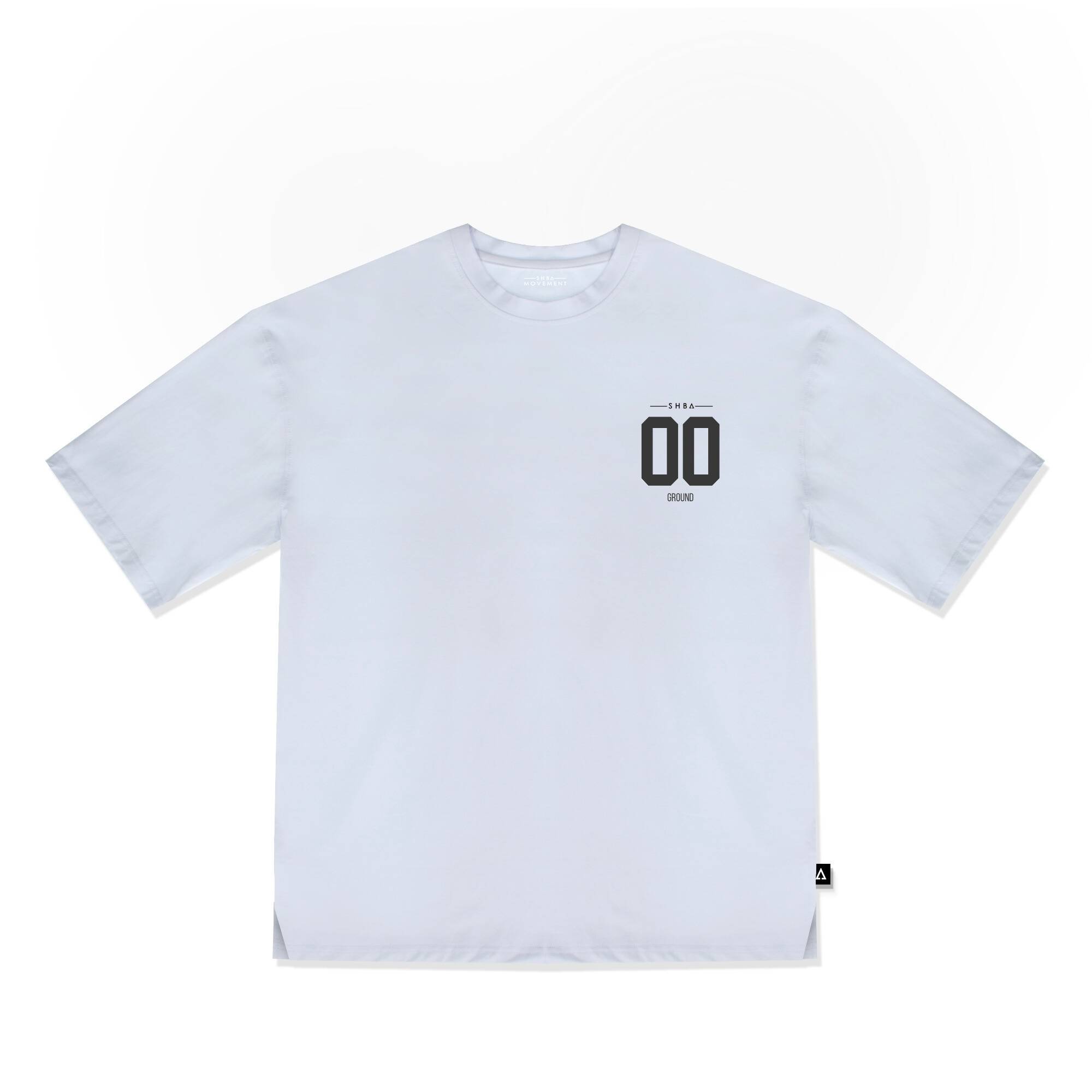 99 Ground Zero Lightweight Drift Tee (Oversized Fit, Glacial White