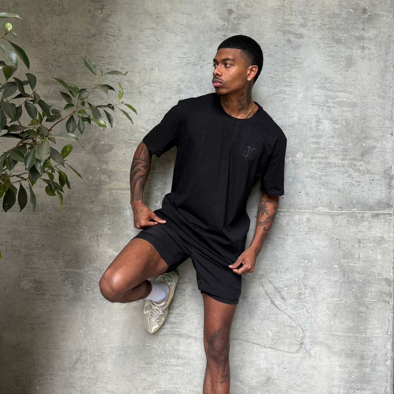 99 Ground Zero Lightweight Motion Tee (Athletic Fit, Black)