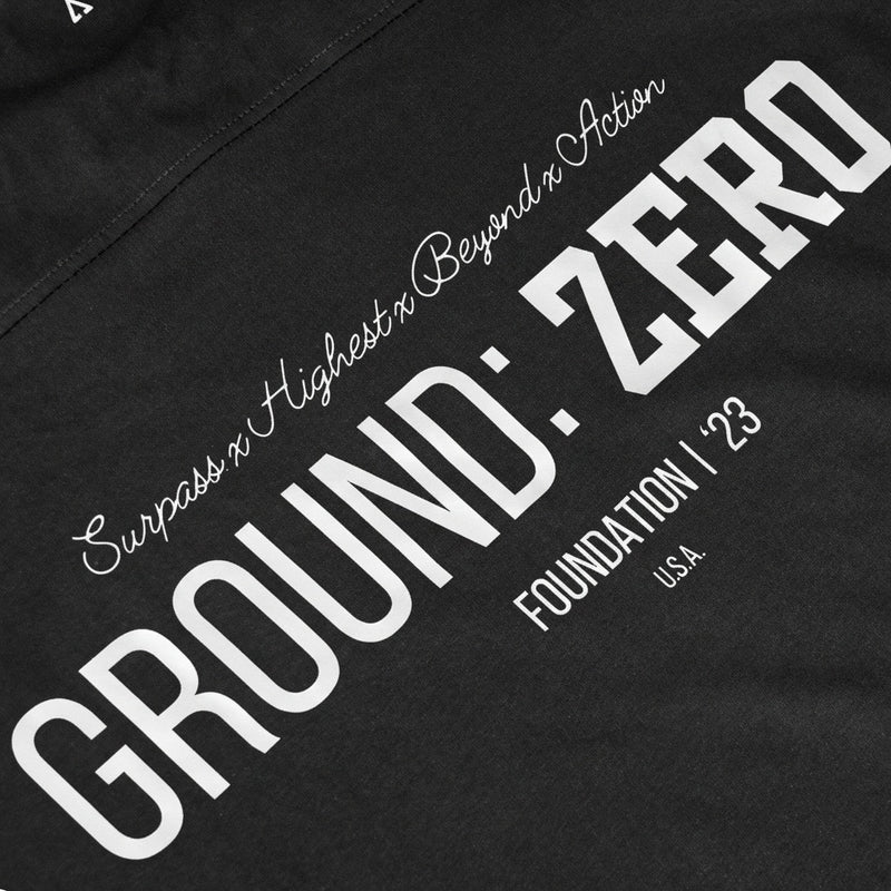99 Ground Zero Lightweight Drift Tee (Oversized Fit, Black)