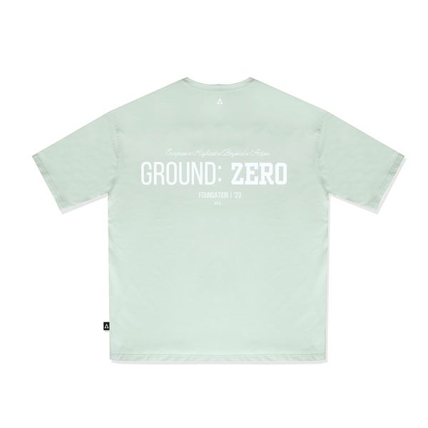 99 Ground Zero Lightweight Drift Tee (Oversized Fit, Mint)