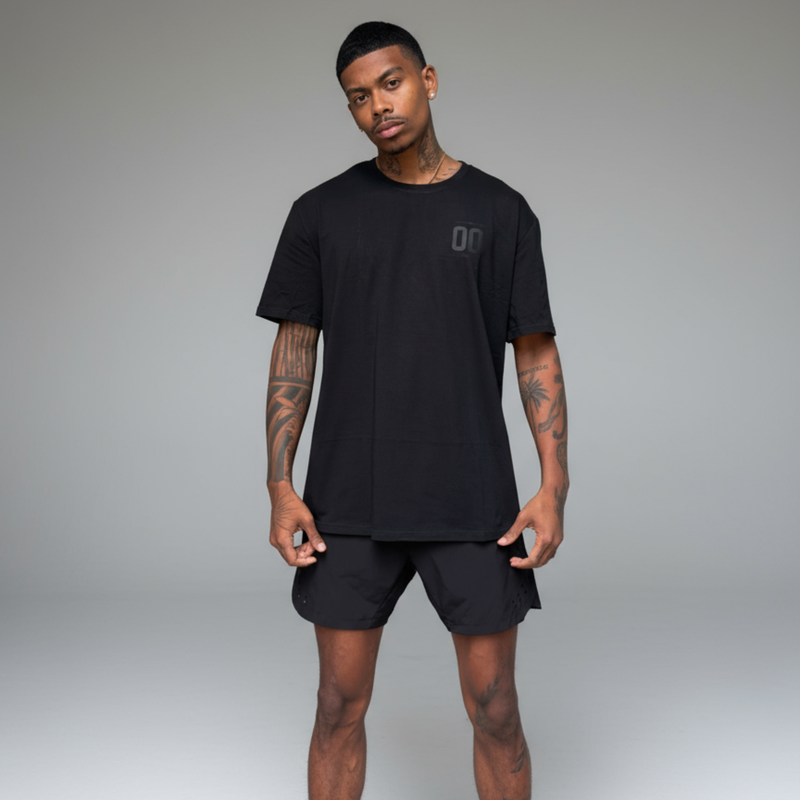 99 Ground Zero Lightweight Motion Tee (Athletic Fit, Black)