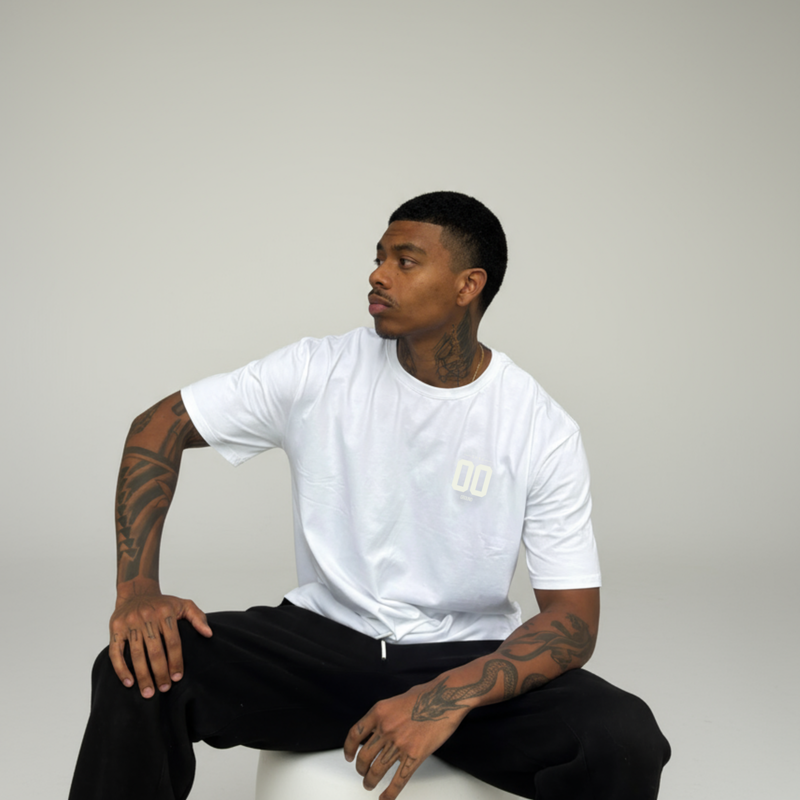 99 Ground Zero Lightweight Motion Tee (Athletic Fit, White)