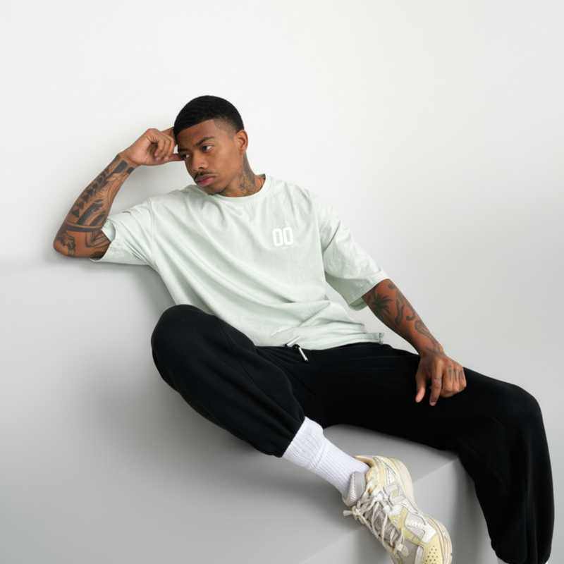 99 Ground Zero Lightweight Drift Tee (Oversized Fit, Mint)