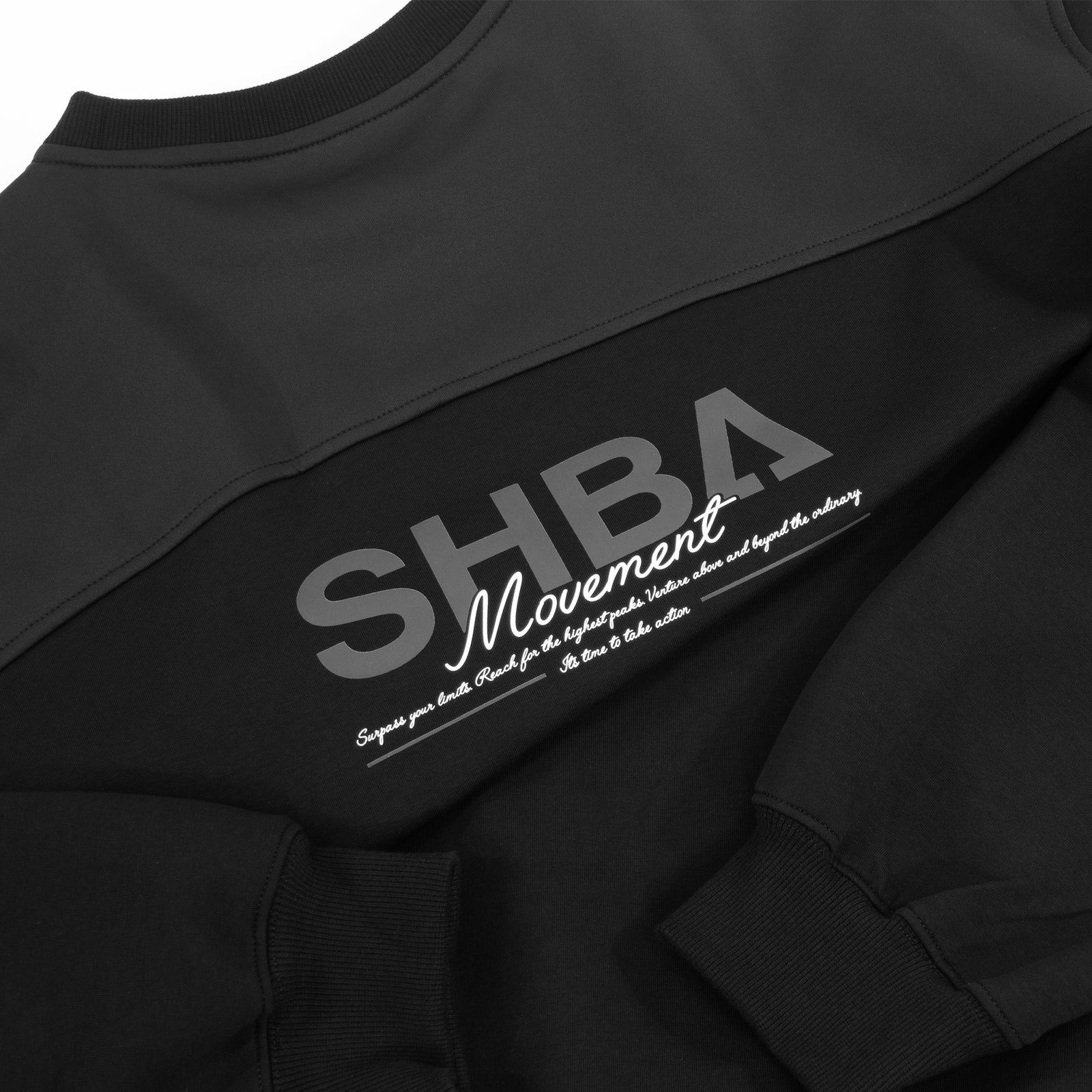 28 Hydroflex Reflective Crewneck Black / Large