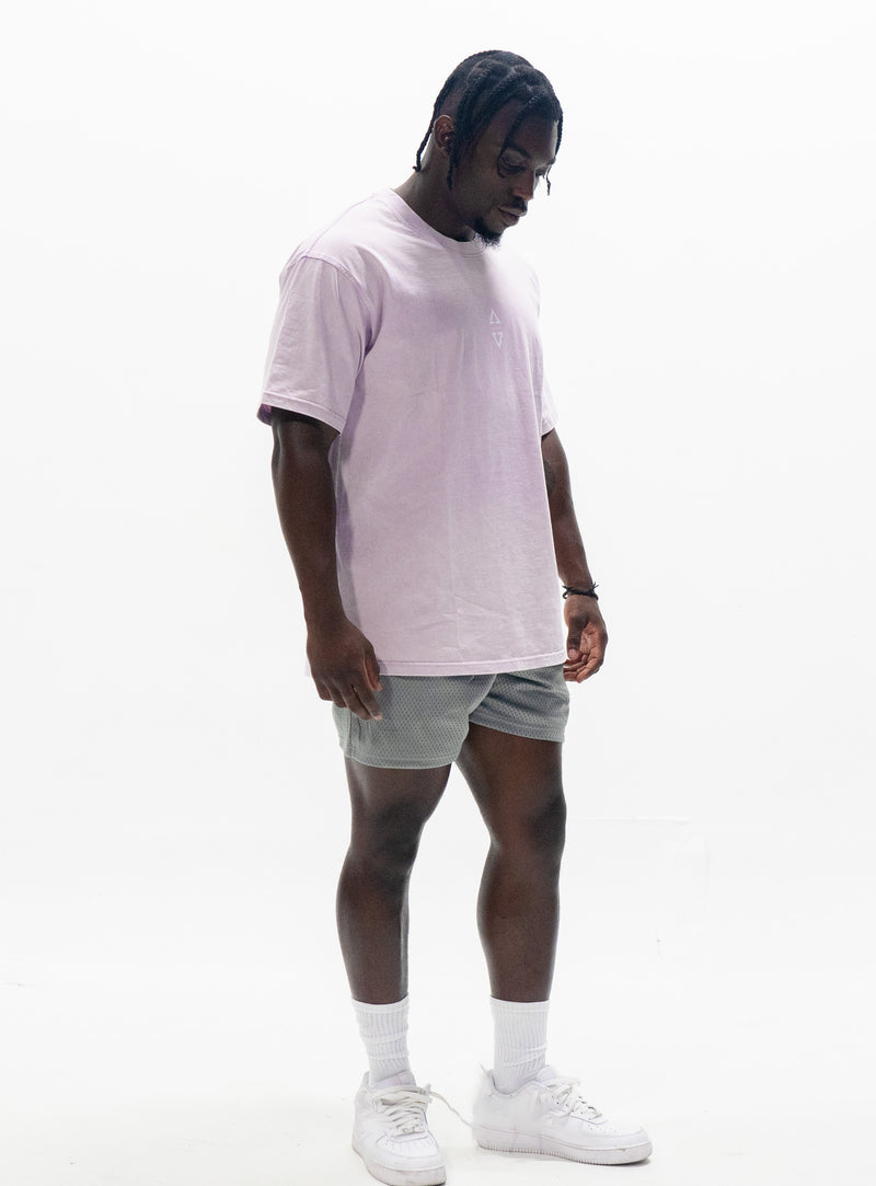 99 Urban Flux Acid-Washed Oversized Tee (Oversized Fit, Purple)