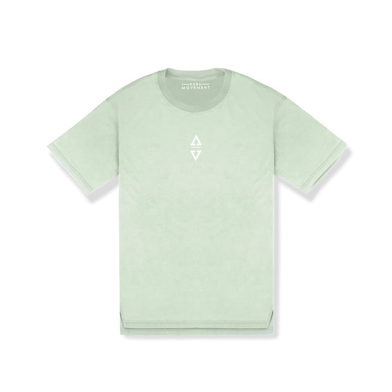 99 Urban Flux Acid-Washed Oversize Tee (Oversized Fit, Mint)