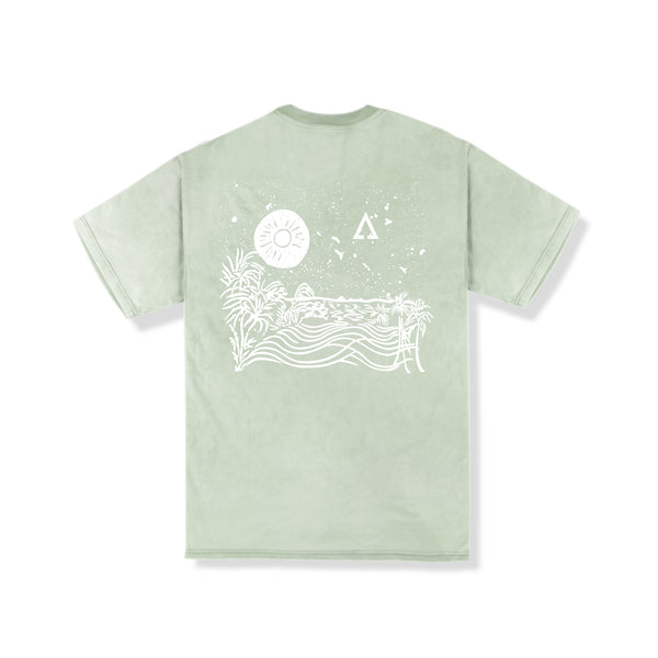 99 Urban Flux Acid-Washed Oversized Tee (Mint)