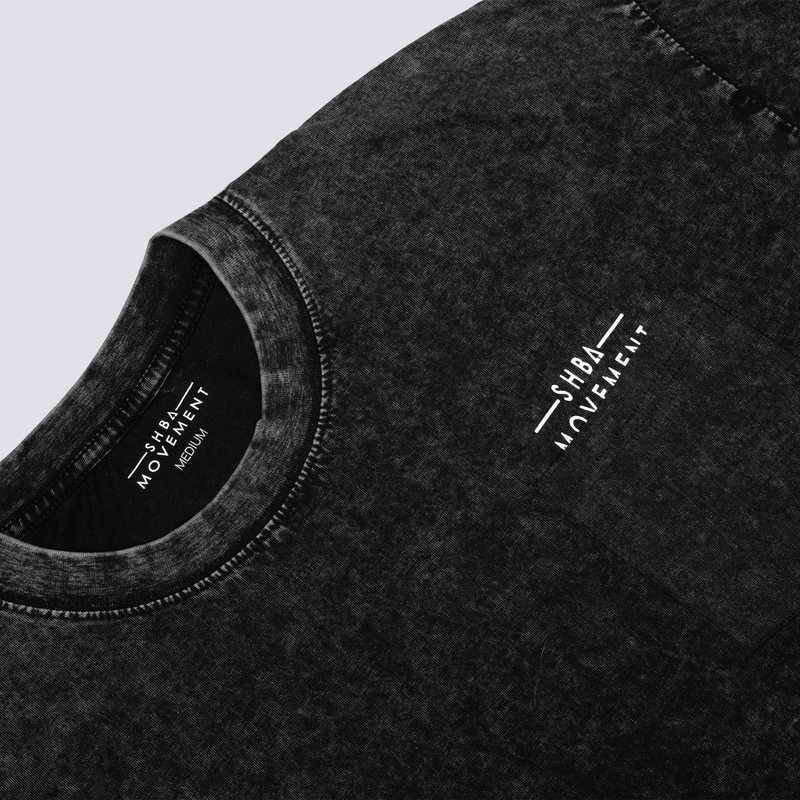 98 Urban Flux Acid-Washed Long Sleeve Shirt (Charcoal)