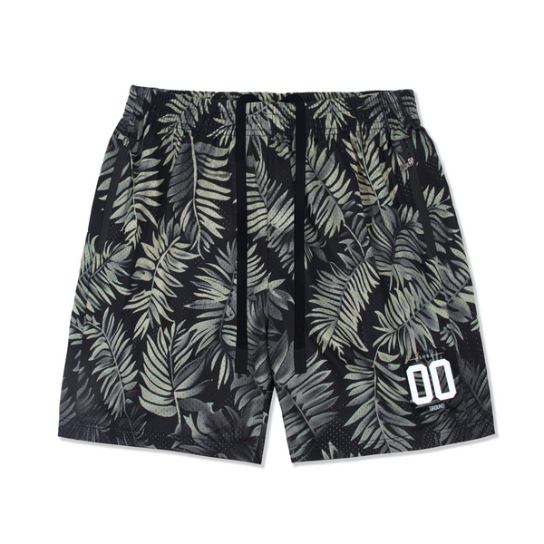 05 Ground Zero Double Mesh Shorts (Monochrome Leaf)