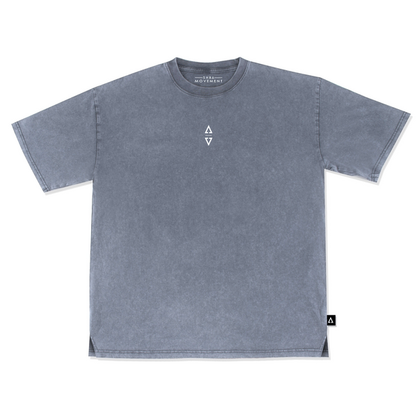 99 Urban Flux Acid-Washed Oversize Tee (Concrete)