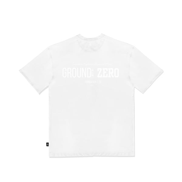 99 Ground Zero Lightweight Motion Tee (Athletic Fit, White)