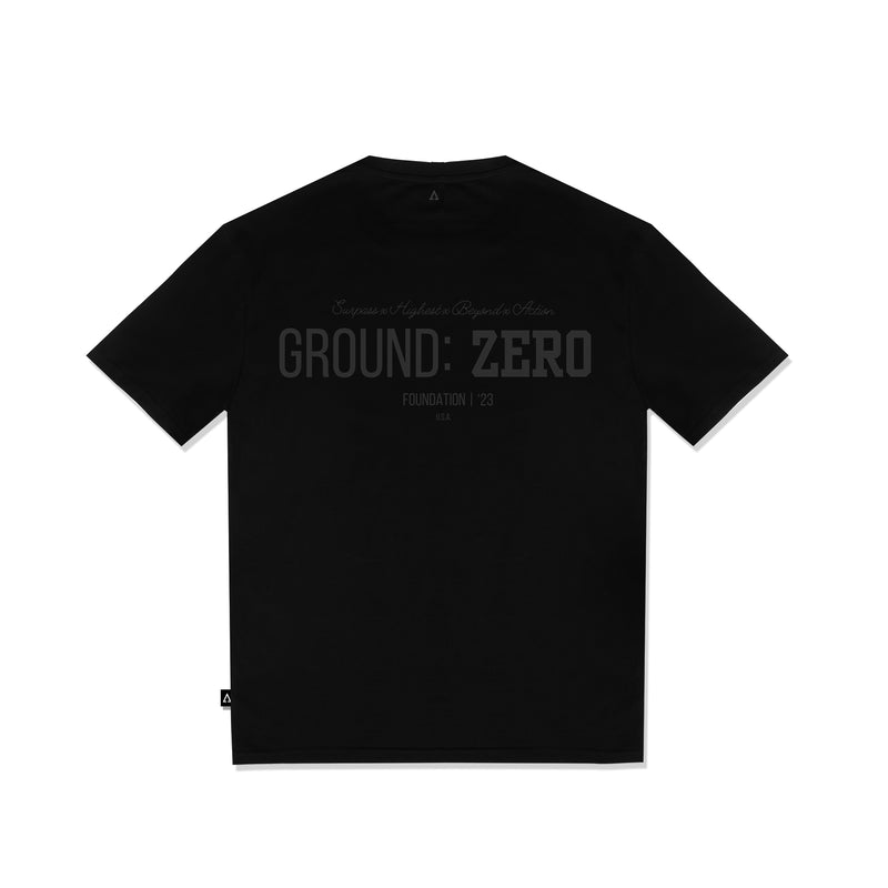 99 Ground Zero Lightweight Motion Tee (Athletic Fit, Black)