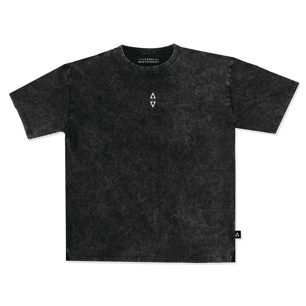 99 Urban Flux Acid-Washed Oversize Tee (Charcoal)