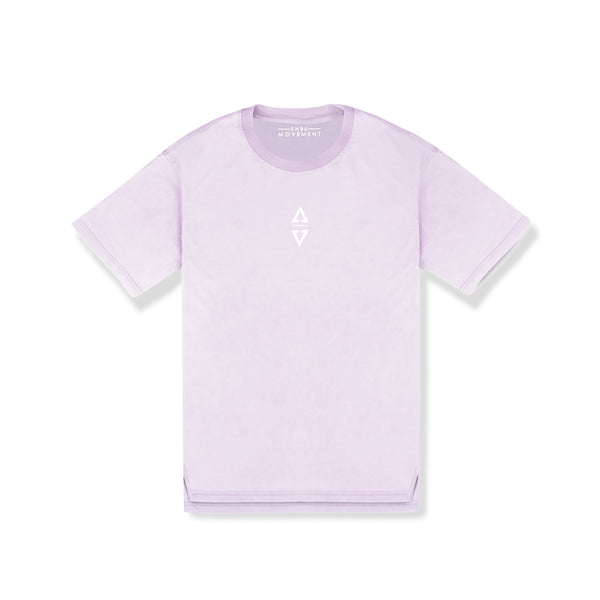 99 Urban Flux Acid-Washed Oversized Tee (Oversized Fit, Purple)